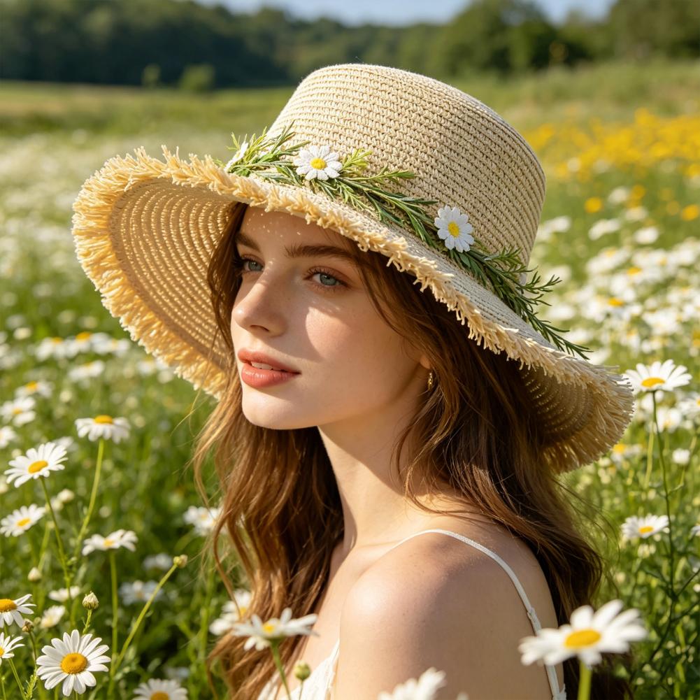Hat Floppy Wide - Sombrero de sol de ala ancha