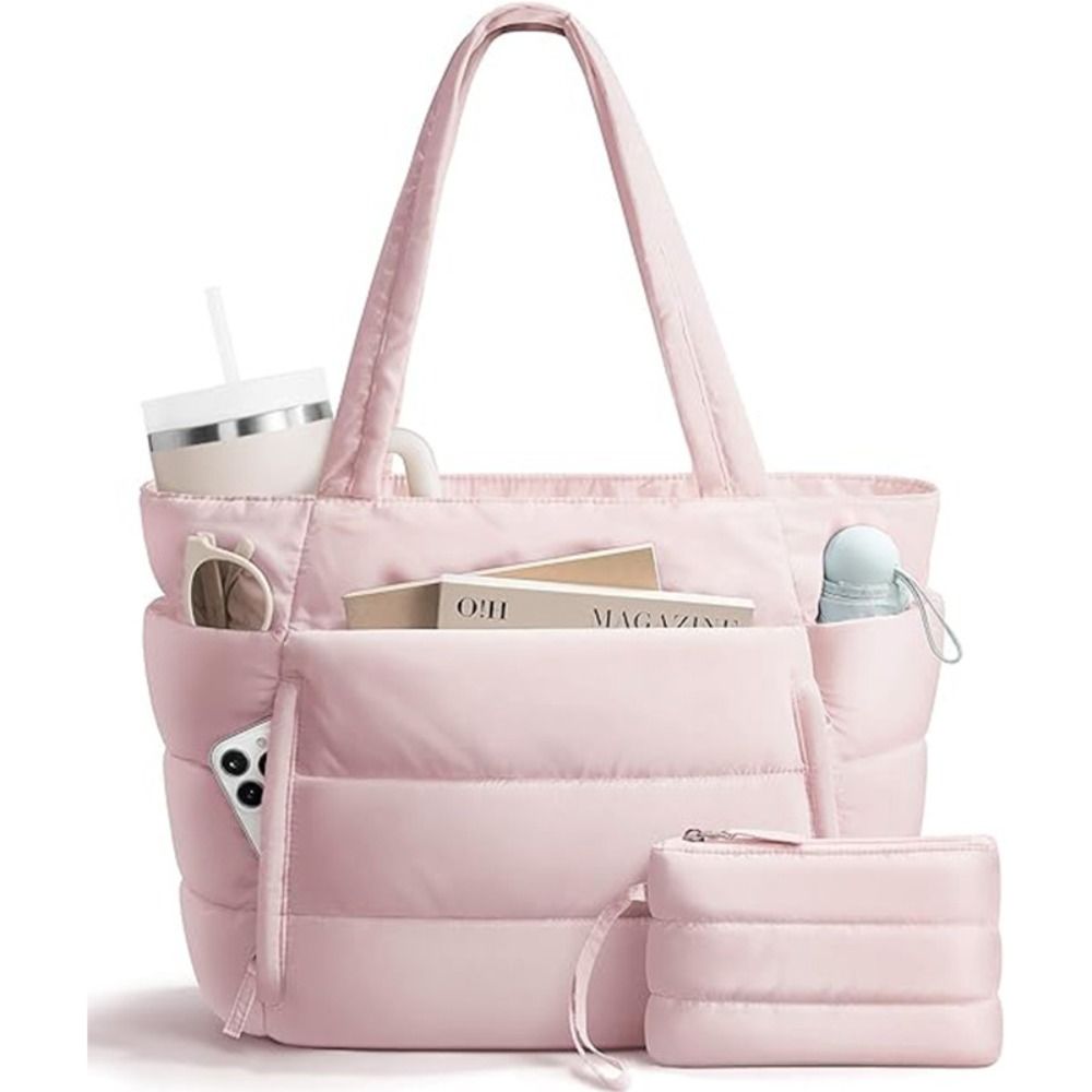 Tote Bag Beach - Bolsa de Mano Grande con Bolsillos