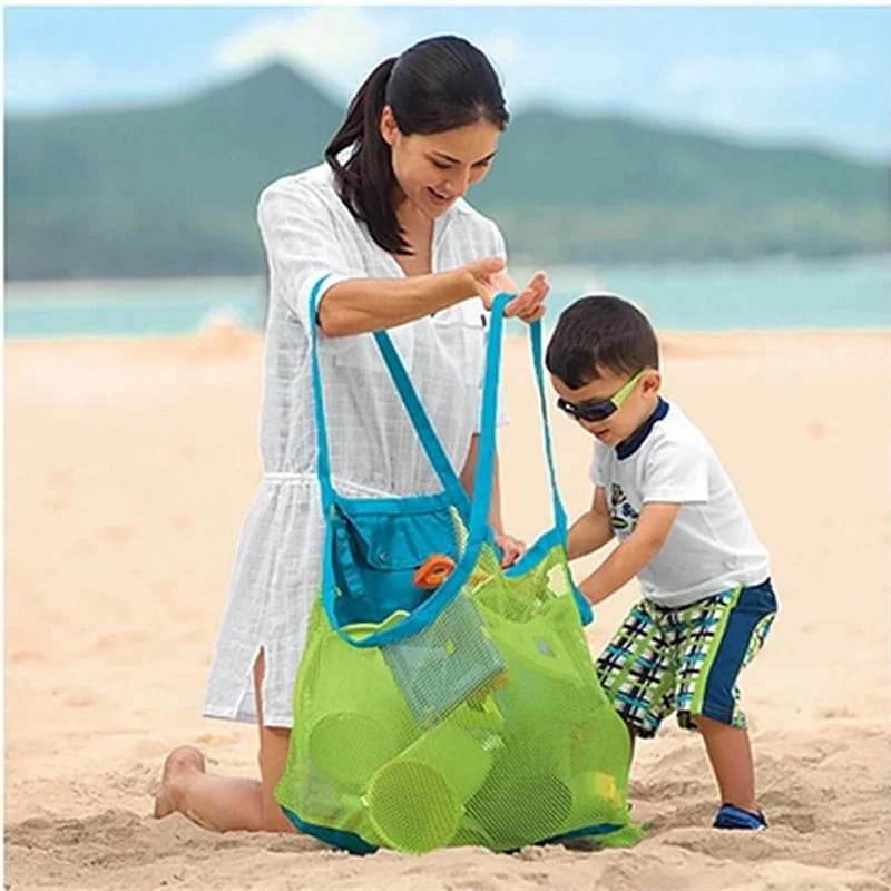 Bolsa de malla portátil para n - Tote Bag Beach reseña y precio