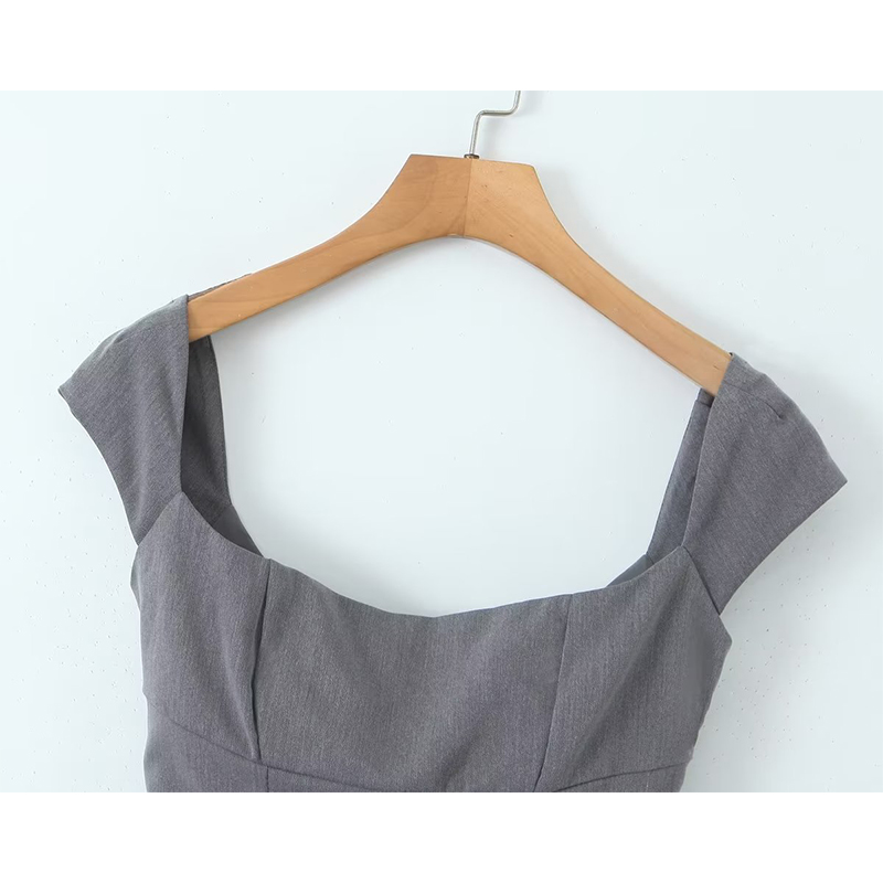 YENKYE-Top corto de manga cort - Crop Top Crochet reseña y precio
