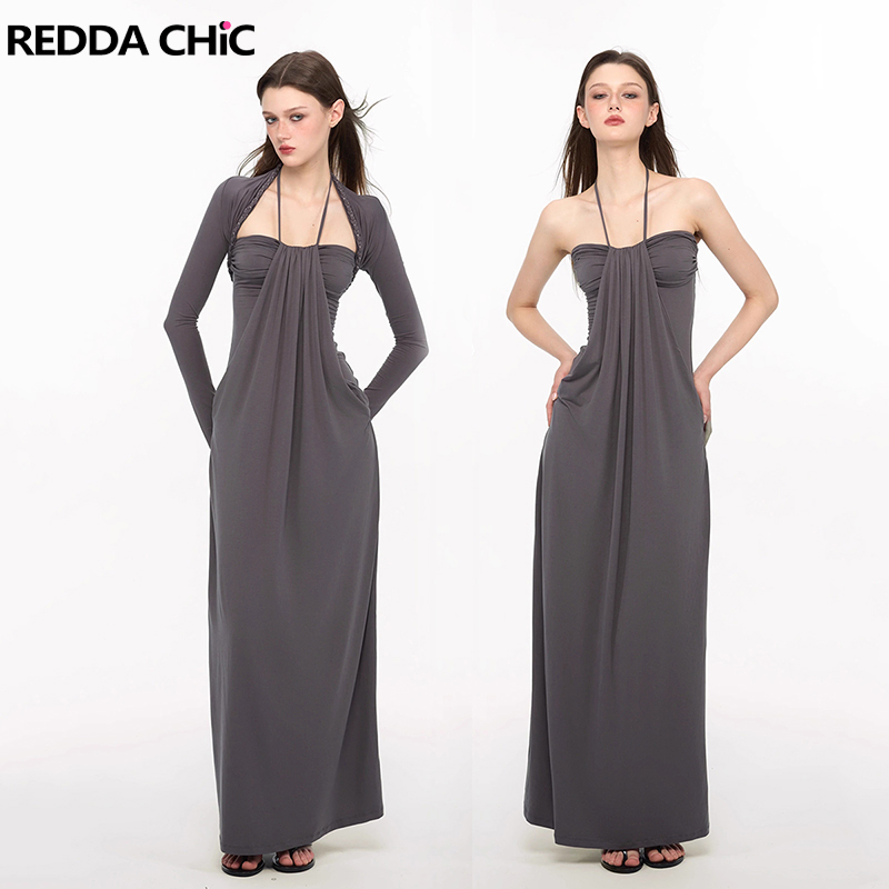 REDDACHiC-Conjunto de vestido  - Maxi Dress Halter reseña y precio