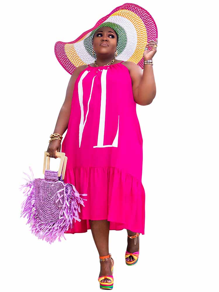 Vestido Casual de Verano para  - Maxi Dress Halter reseña y precio