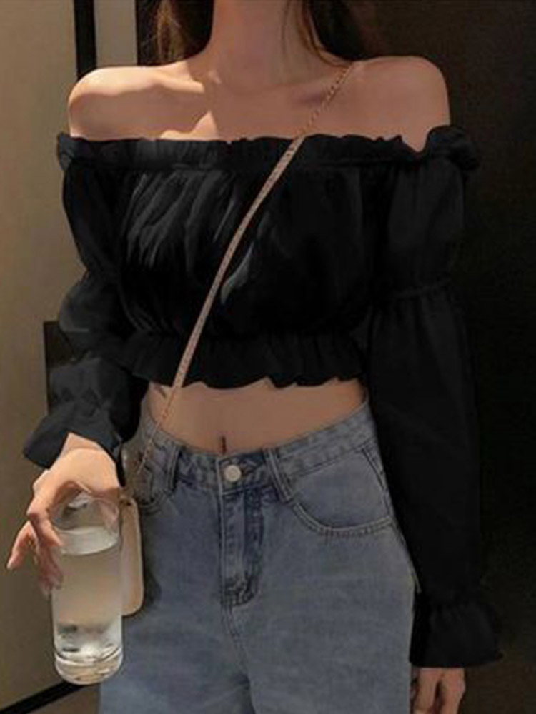 Top Sexy para mujer, blusa con - Crop Top Crochet reseña y precio