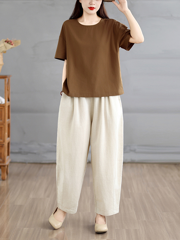 Conjunto de Dos Piezas de Pant - Linen Pant Wide reseña y precio